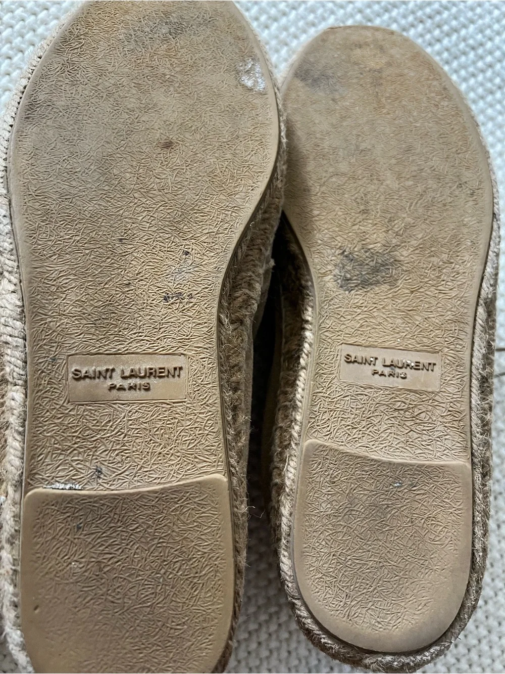 Saint Laurent Brown Suede Chukka Espadrille Boots size eu 40